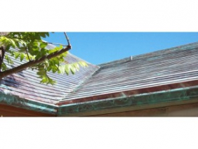 Cupric Nitrate Copper Roof Panels 1