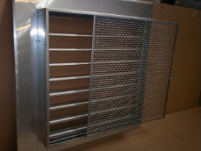 Stainless Steel Louver with Mesh Screen